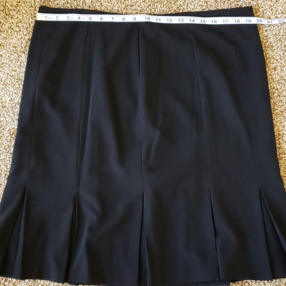 Black skirt with flared bottom